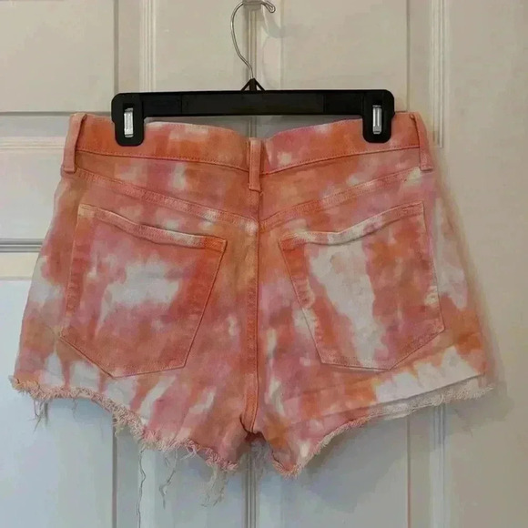 EUC GAP Cheeky Short in orange tie dye. Size 8/29 - Picture 2 of 6